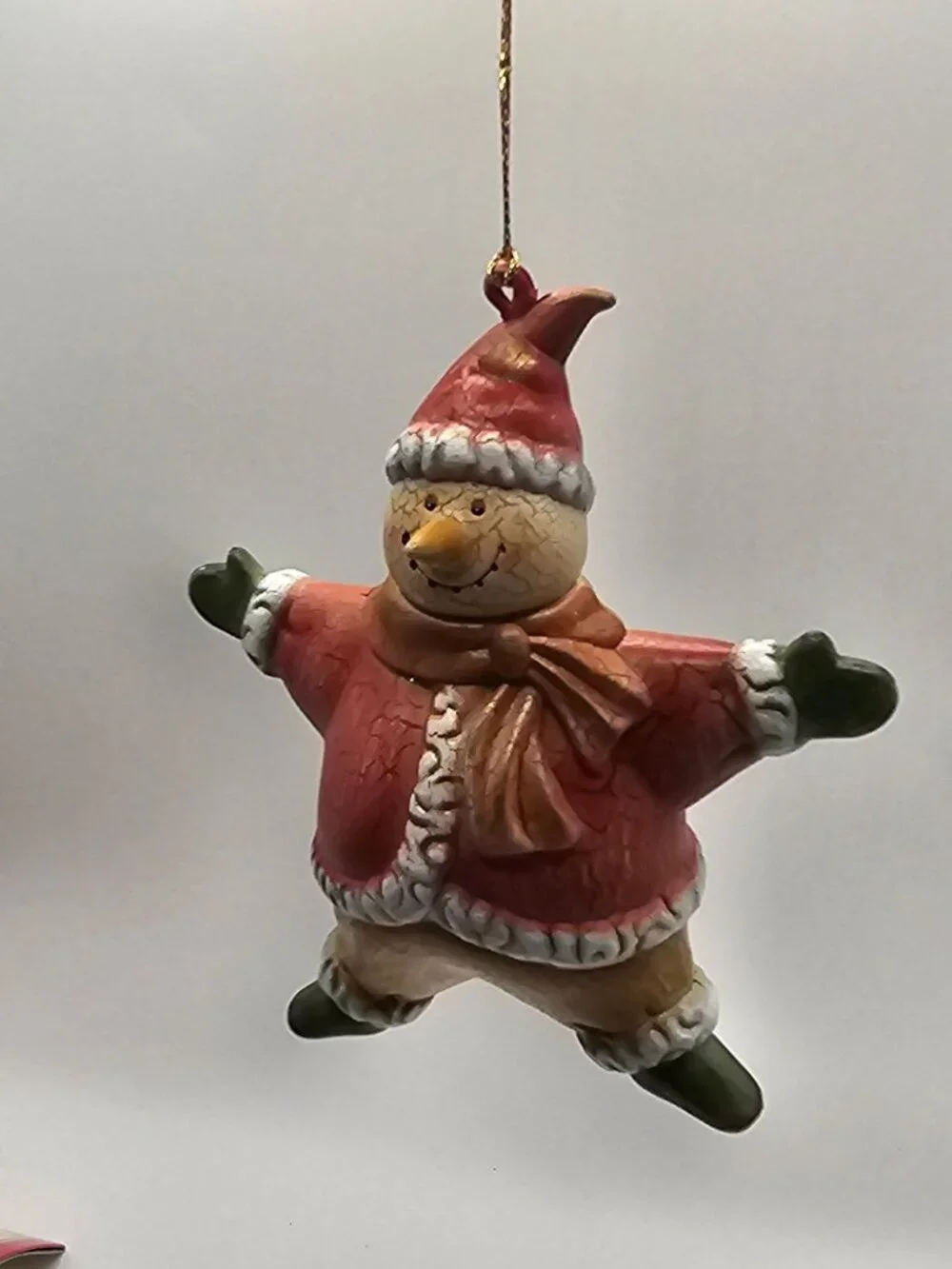 Goodard Ornament‎ Pastel Santa Snowman Christmas Star 5.5